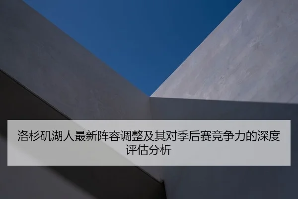 洛杉矶湖人最新阵容调整及其对季后赛竞争力的深度评估分析
