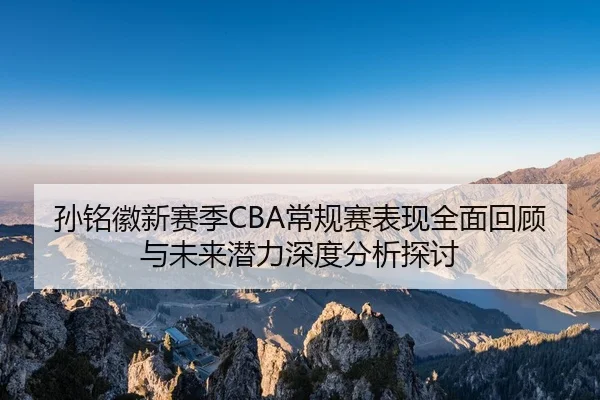 孙铭徽新赛季CBA常规赛表现全面回顾与未来潜力深度分析探讨